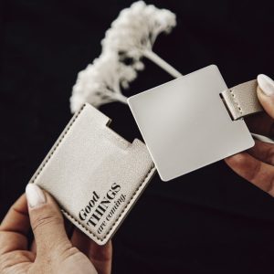 Espelho com Bolsa PU