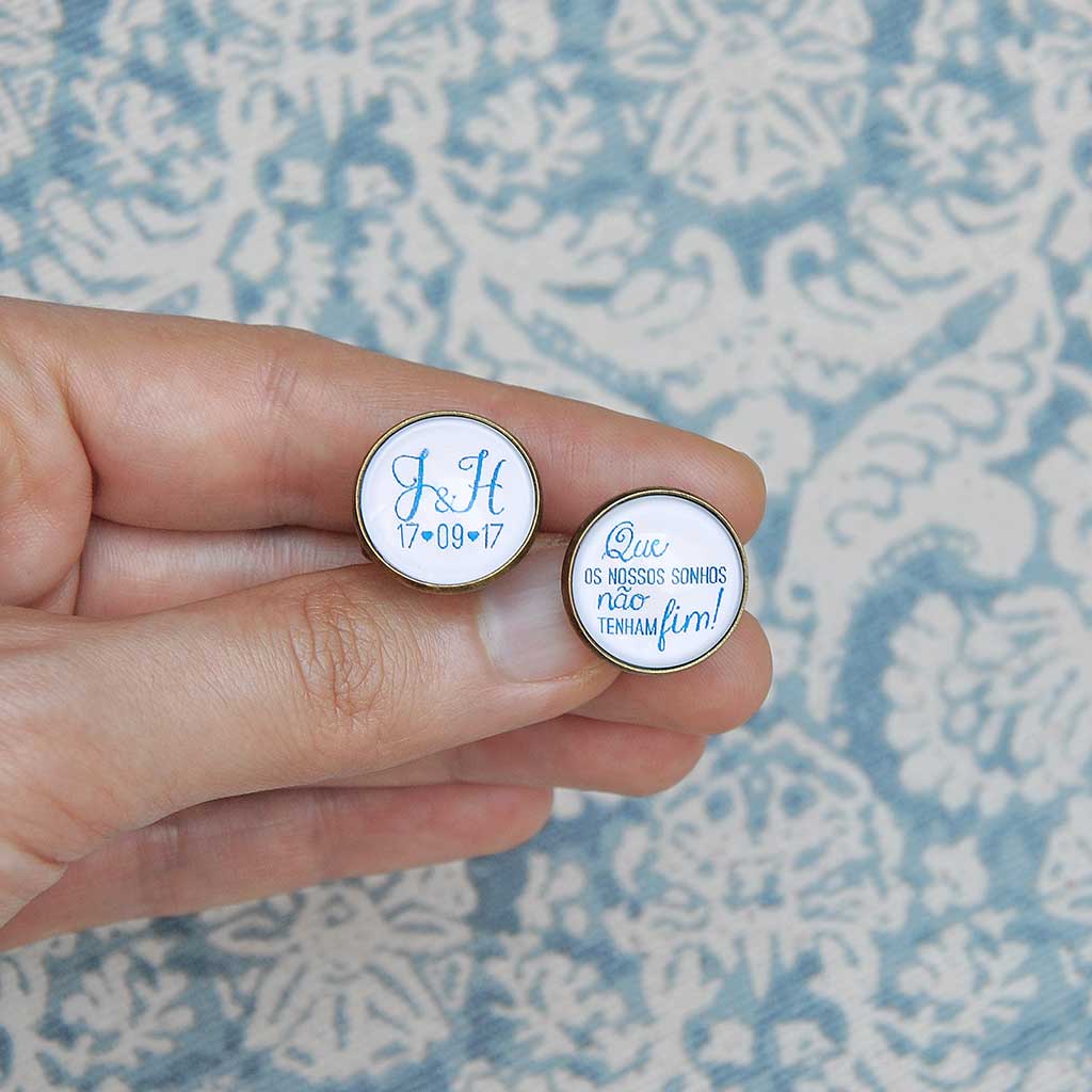 Botões de Punho Personalizados