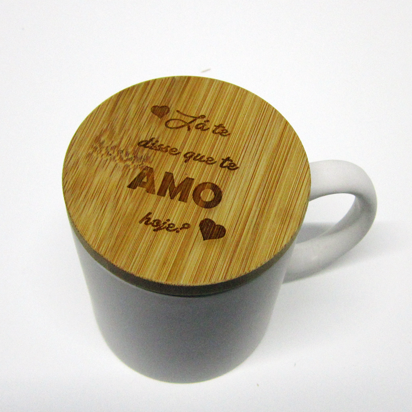 Caneca com tampa em bambu 370ml - Image 5