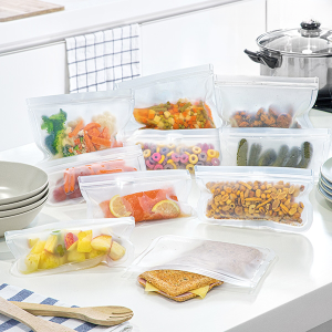 Conjunto de Sacos Reutilizáveis para Alimentos – 10 Peças