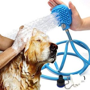Escova com Mangueira para Cães