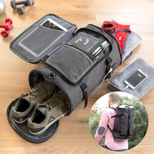 Mochila Desportiva Anti-Roubo com Cadeado