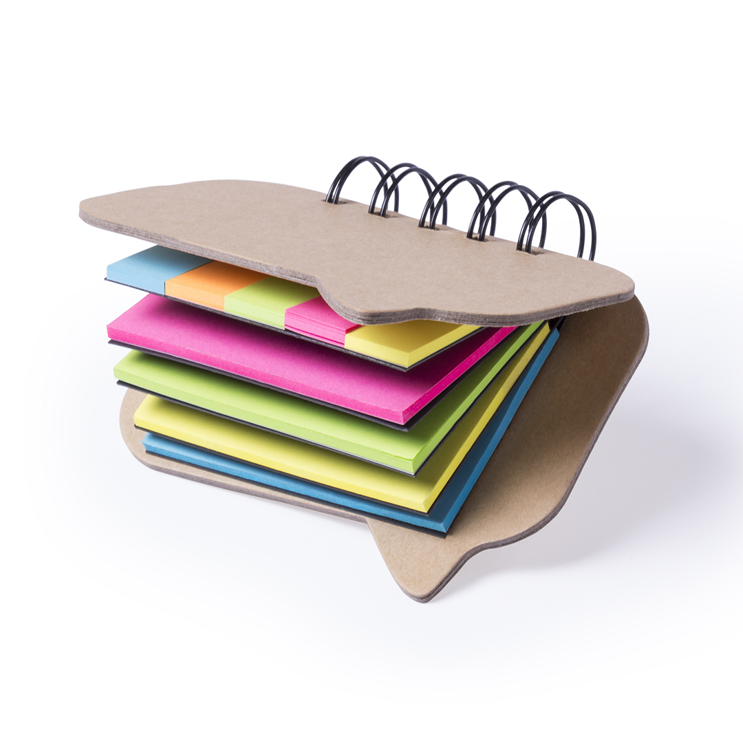 Bloco em cartão reciclado com notas adesivas - Image 2